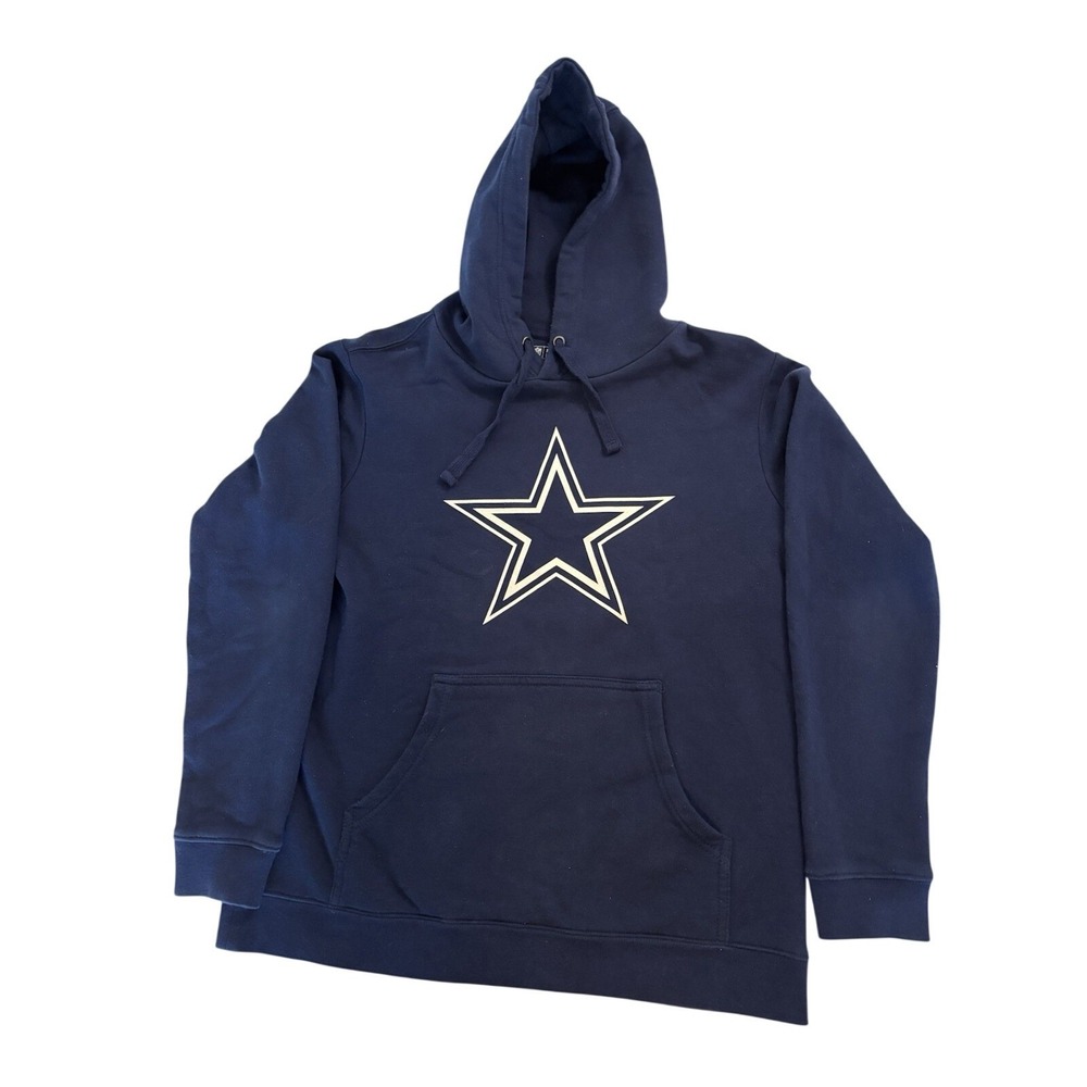 Fanatics NFL Dallas Cowboys Ezekiel Elliott #21 Navy Pullover Hoodie M
